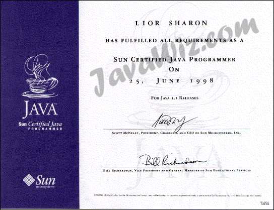 Sun Certified Programmer for the Java Platform
